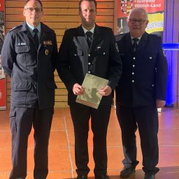 Wehrleiter David Backendorf erhält Silberne Ehrennadel des Kreisfeuerwehrverbandes Bernkastel-Wittlich