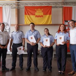 Beförderungen zur Brandmeisterin bzw. zum Brandmeister