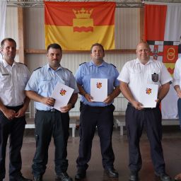 Beförderungen zum Oberbrandmeister und Hauptbrandmeister