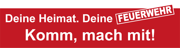 Logo Kampagne Deine Heimat Deine Feuerwehr Komm, mach mit