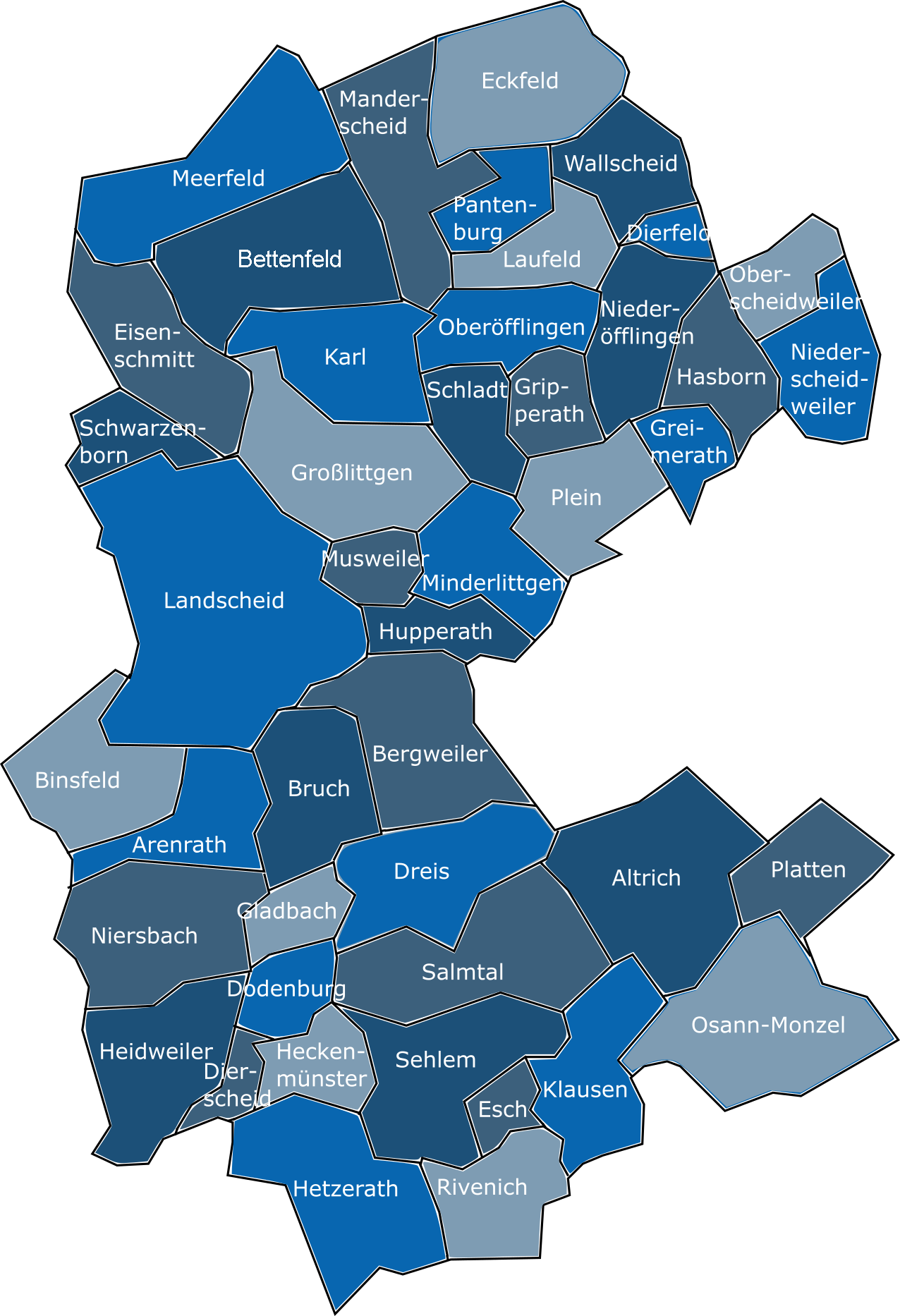 Vereine Ortsgemeinden Verbandsgemeinde Wittlich-Land