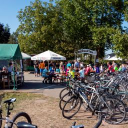 Wie jedes Jahr: Viel los im Biergarten in Esch