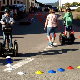 Neuer Spaß: Segways waren zum ersten Mal dabei